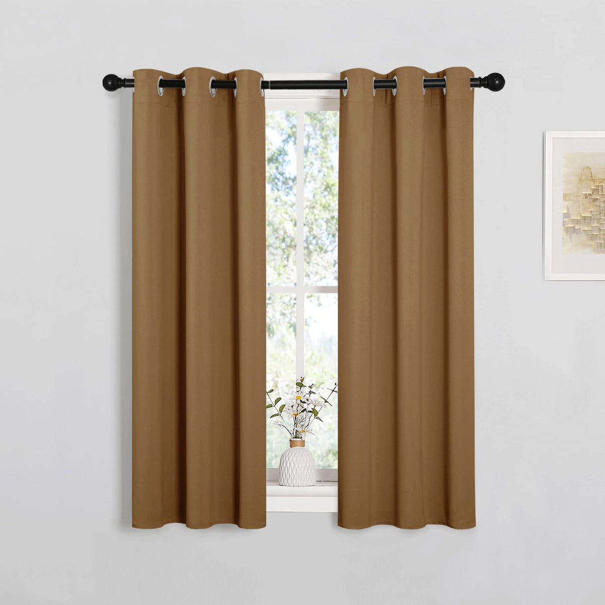NICETOWN Blackout Draperies Curtains, 1 Pair, 34 x 84-inch, Lavender Pink