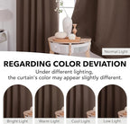 Deconovo Blackout Curtains for Bedroom, Living Room Curtains 84 Inches Long