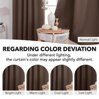 Deconovo Blackout Curtains for Bedroom, Living Room Curtains 54 Inches Long