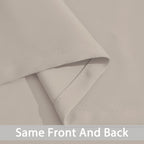 Yakamok Blackout Curtains 38x84 inch Natural Thermal Drapes-Bedroom