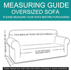 U-NICE HOME Oversized Stretch Couch Cover Slipcover, Loden Frost