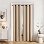 MIULEE Closet Curtain for Open Closet Without Door Grommet Top 34x80 Inches
