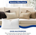 MIULEE Pillow Insert 14x22 Inch, Decorative Rectangle Throw Pillow Inserts, Premium Fluffy Pillow Forms Sham Stuffer for Sofa Couch Living Room