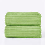 BEDELITE Fleece Blanket King Size – 3D Ribbed Jacquard Soft and Warm Decorative Fuzzy Blankets – Cozy, Fluffy, Plush Lightweight Throw Blankets for Couch, Bed, Sofa(Sage Green, 108x90 inches)