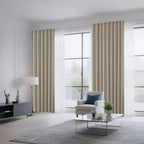 CUCRAF Light Beige Blackout Curtains 108 inch Length 2 Panels Set, Rod Pocket Room Darkening Drapes for Bedroom Living Room, Insulated Thermal Light Blocking Window Curtain (W52 x L108 Inch)