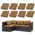 SUKAIKEQA 8PCS Patio Cushion Covers.Patio Furniture Couch SeatSlipcovers