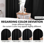 Deconovo Blackout Curtains for Bedroom 108 Inches Long