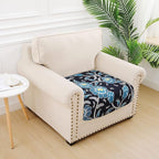 hyha Printed Couch Cushion Covers, Floral Sofa Covers Washable for Cushion Couch, Stretch Pattern Outdoor Cushion Covers for Patio Furniture with Elastic Bottom(Small, Bluebell)