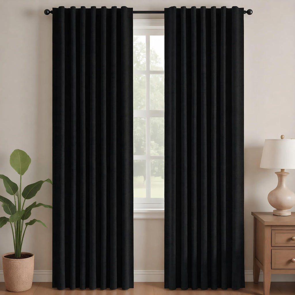 Deconovo Blackout Curtains for Bedroom 108 Inches Long