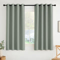 NICETOWN Room Darkening Draperies Curtains Panels, 2 Panels Sage Green W52 x L63