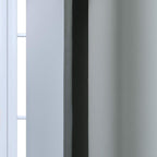 Yakamok 84 Inch Length Gray and Greyish White Gradient Color Ombre Curtains for Bedroom, Room Darkening Thermal Insulated Grommet Window Drapes for Living Room (2 Panels, 52x84 Inch)