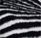 Zebra Print Rug Faux Animal Cowhide Skin Area Rug Leather Carpet Mat Large Size for Home Office Livingroom 5.2'x3.9'