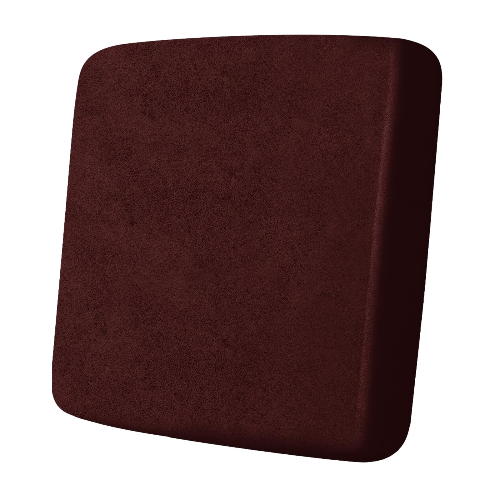 ANARACHON Leather Look Couch Cushion Covers Sofa Seat Slipcovers Sets Couches Furniture Protector for Sectional Armchair Loveseat Pets Kids Stretch Spandex Fabric (1 Cushion Armchair, Burgundy)