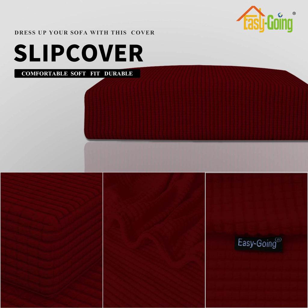 Easy-Going Stretch 1 Piece Oversized Couch Cushion Cover for Sofa
