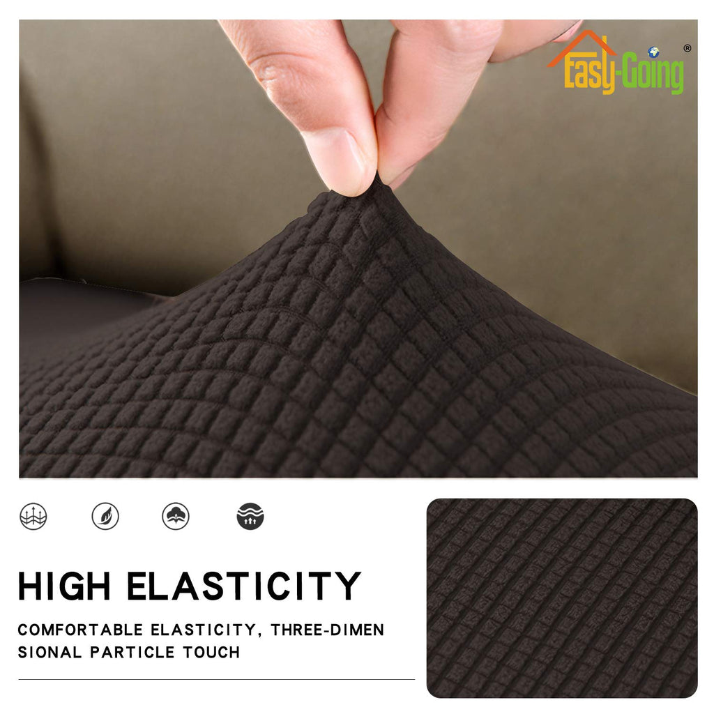 Easy-Going Stretch 1 Piece Loveseat Couch Cushion Cover for Sofa