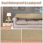 Easy-Going 100% Waterproof Chair Couch Cover, Stretch Jacquard Sofa Cover