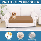 Smiry Couch Cushion Covers, Stretch Couch Covers for Sofa