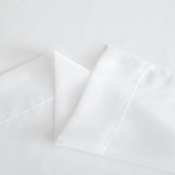NICETOWN Sheer Window Panel Curtains - Grommet Top Gauzy Sheer Drapes Lightweight Breathable Panels for Windows (2-Pack, 54 Wide x 63 inch Long, White)