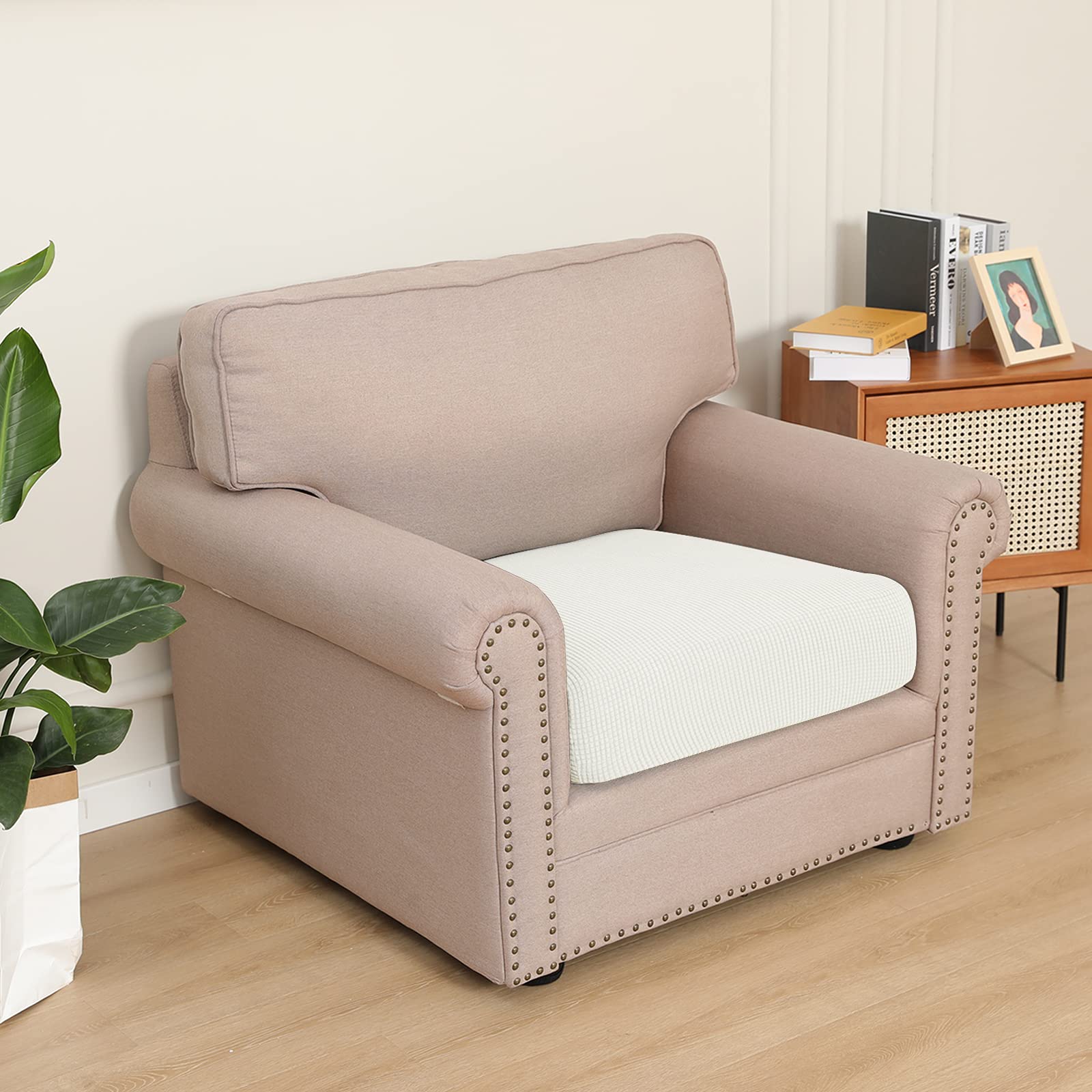 Easy-Going Stretch 1 Piece Chair Couch Cushion Cover for Sofa