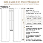 Faux Linen Total Blackout Curtains for Bedroom 96 Inches Long, Sage Green