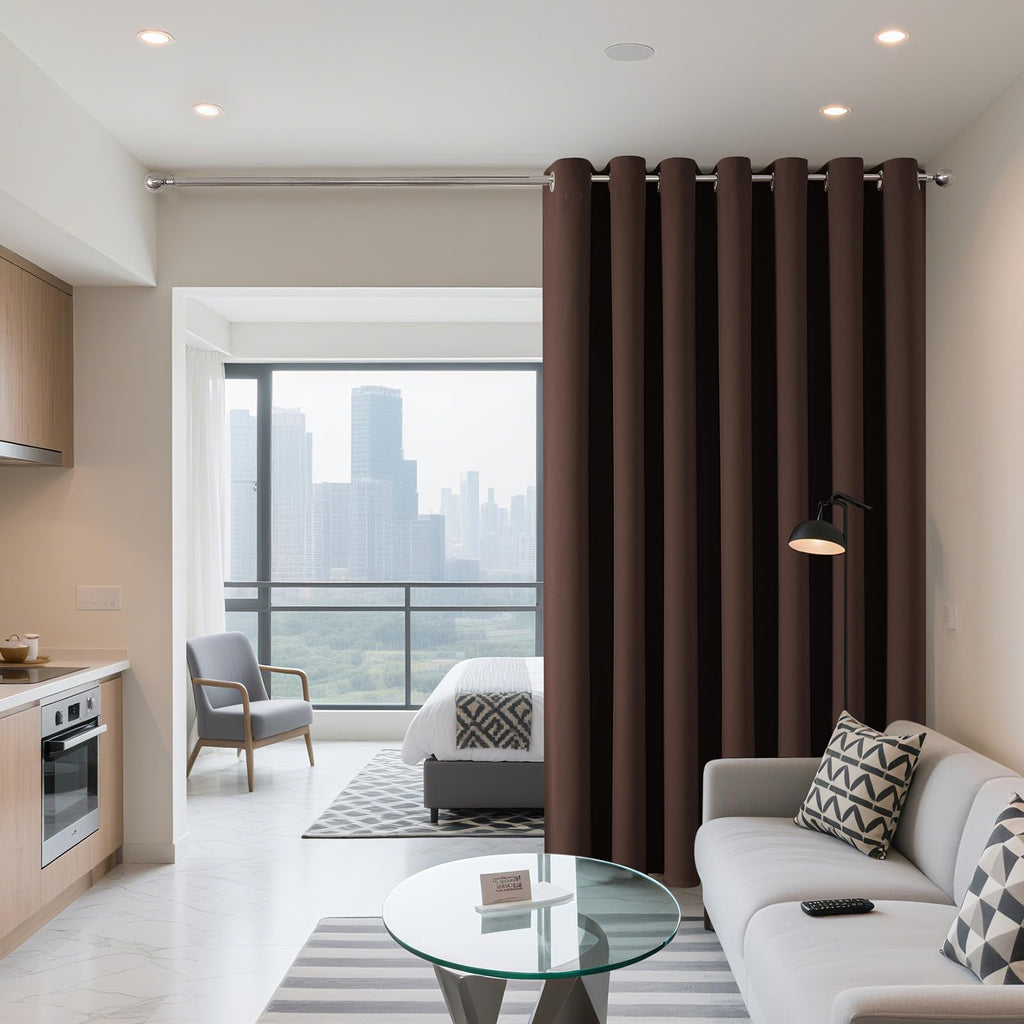 Joydeco Blackout Patio Sliding Door Curtains, Privacy Room Divider Curtains
