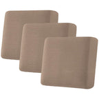 H.VERSAILTEX Super Stretch Individual Seat Cushion Covers Sofa Covers Couch Covers Slipcover Sets Thick Jacquard Textured Twill Fabric (3 Piece XL Sofa Cushion Covers, Macchiato)