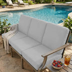 hyha Milk Silk Couch Cushion Covers, Sofa Covers Washable for Cushion Couch