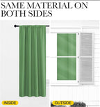 NICETOWN Blackout Curtains for Living Curtains, Froest Green, Set of 2, 52 by 63 Inch, Window Treatment Blackout Curtain Panels, Home Decor Thermal Insulated Solid Drapes for Bedroom