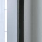 Yakamok Light Blocking Ombre Curtains, Greyish White and Grey Gradient Color Curtains, Room Darkening Grommet Window Drapes for Bedroom(52x90 Inch, Grey, 2 Panels)