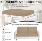 4Pcs Patio Stretch Cushion Covers,Outdoor Sofa Replacement Cover Slipcovers for Patio Furniture Cushion Covers, Washable Reusable Furniture Protector