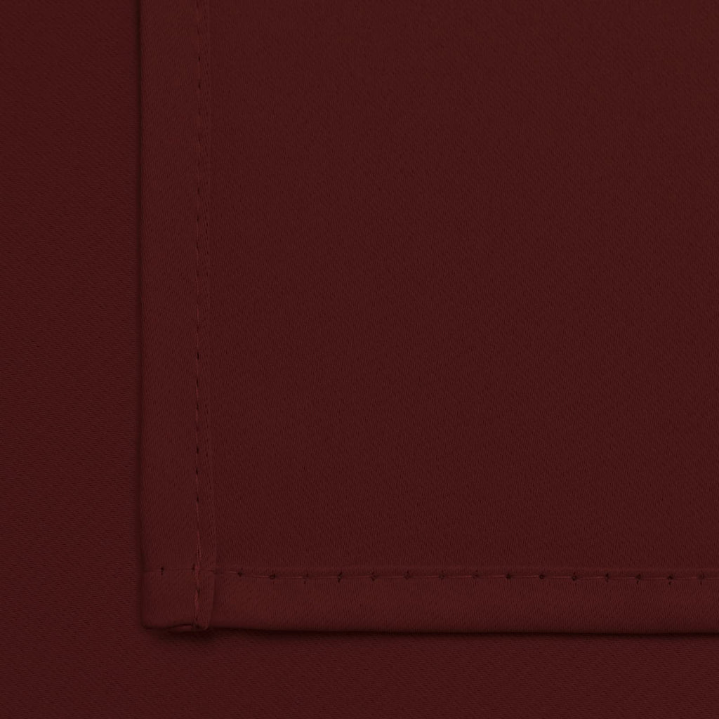 Yakamok Room Darkening Curtains 62x84 inch Length Burgundy Red-Living Room