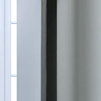 Yakamok 84 Inch Length Gray and Greyish White Gradient Color Ombre Curtains for Bedroom, Room Darkening Thermal Insulated Grommet Window Drapes for Living Room (2 Panels, 70x84 Inch)