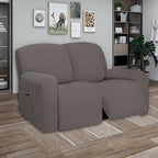 PureFit Super Stretch Loveseat Recliner Sofa Couch Cover with Pocket – 2 Seats Non Slip Soft Sofa Slipcover, Washable Reclining Furniture Protector for Pets (Recliner Loveseat, Taupe)