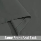 Yakamok 84 Inch Length Blackout Curtains for Bedroom, Thermal Insulated Room Darkening Grommet Top Window Drapes for Living Room,Dark Grey,42W x 84L,2 Panels