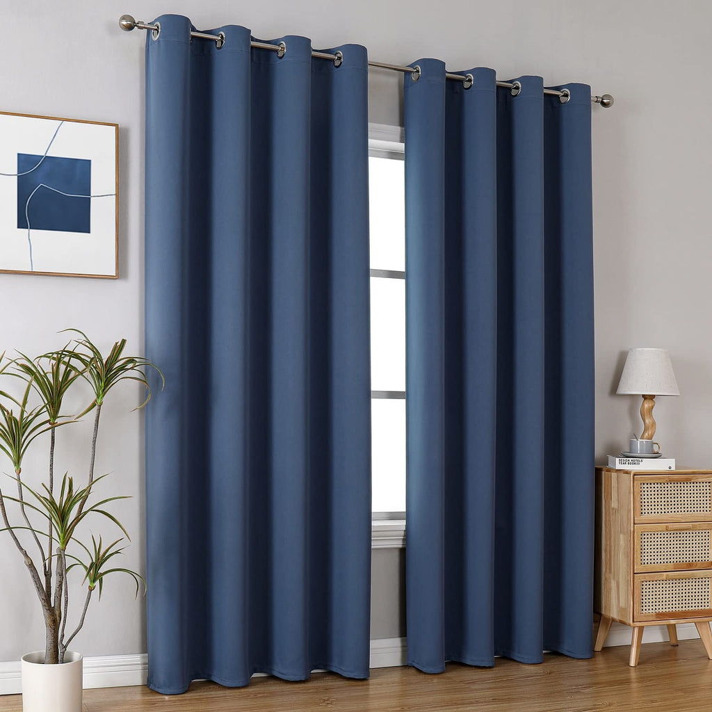 ChrisDowa Blackout Curtains for Bedroom and Living Room 95 Inches Long