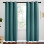NICETOWN Navy Blackout Curtains for Kid's Room 42" Wide x 78" Long 2 Panels