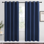NICETOWN Cappuccino Blackout Curtains for Kitchen 55" w x 78" L 2 Panels