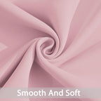 Yakamok Pink Room Darkening Curtains 84 inch Sliding Door Drapes