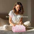 BEDELITE Fleece Blanket - 3D Jacquard Decorative Cherry Blossom Twin Blankets for Couch & Bed, Soft and Cozy Warm Plush Fluffy Blanket All Seasons Suitable, 60x80Inches