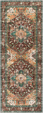Yamaziot Washable Runner Rug, 2x6 Non-Slip Boho Vintage Hallway Kitchen Rug