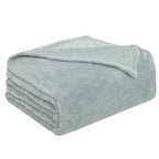 TOONOW Fleece Blanket Super Soft Cozy Throw Blanket 50" x 60", Lightweight Fuzzy Comfy Textured Flannel Blanket Warm Plush Throw Blankets for Couch, Sofa, Bed, Mirage Gray