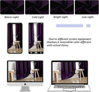 Simplebrand Ava BlackBerry Blackout Curtains for Bedroom 63 Inch Length 2 Panels Set, Nursery Thermal Insulated Energy Saving Rod Pocket Window Treatment Curtains Blackout Drapes, W40 x L63 Inch