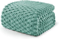 Exclusivo Mezcla 3D Fleece Twin Size Blanket for Bed, Celadon