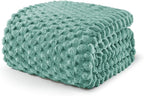 Exclusivo Mezcla 3D Fleece Twin Size Blanket for Bed, Celadon