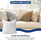 MIULEE Pillow Insert 26x26 Inch, Decorative Square Throw Pillow Inserts, Premium Fluffy Pillow Forms Sham Stuffer for Sofa Couch Living Room