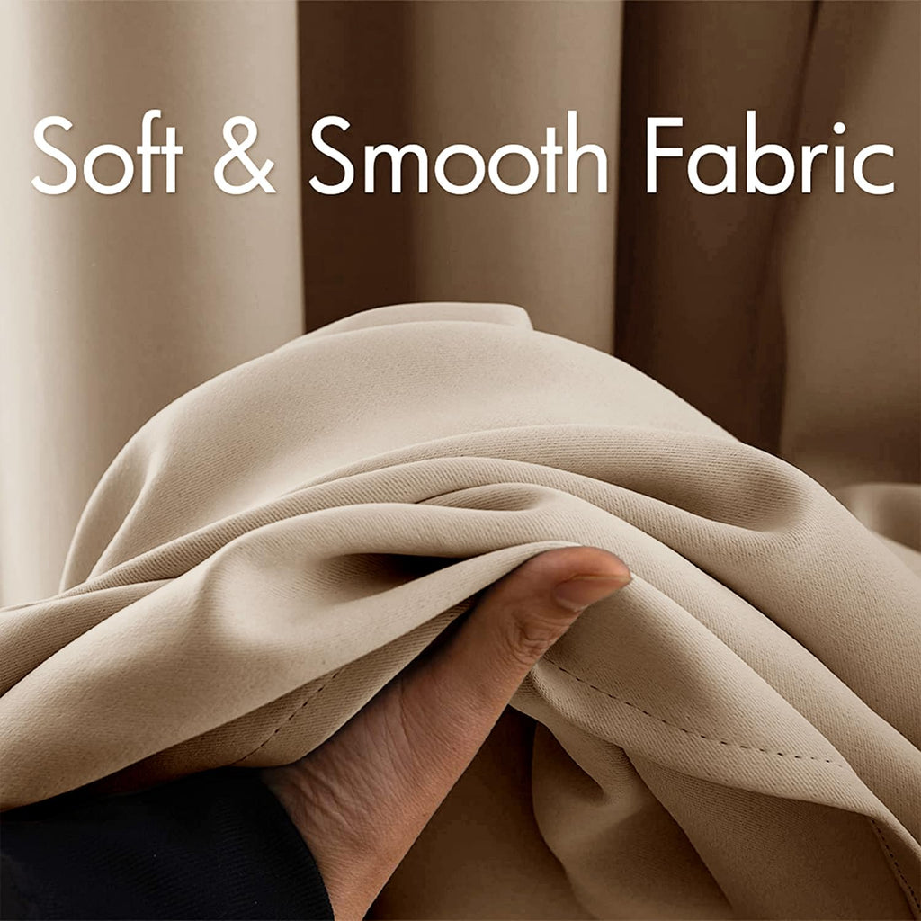 MIULEE Closet Curtain for Open Closet Without Door Grommet Top 34x80 Inches