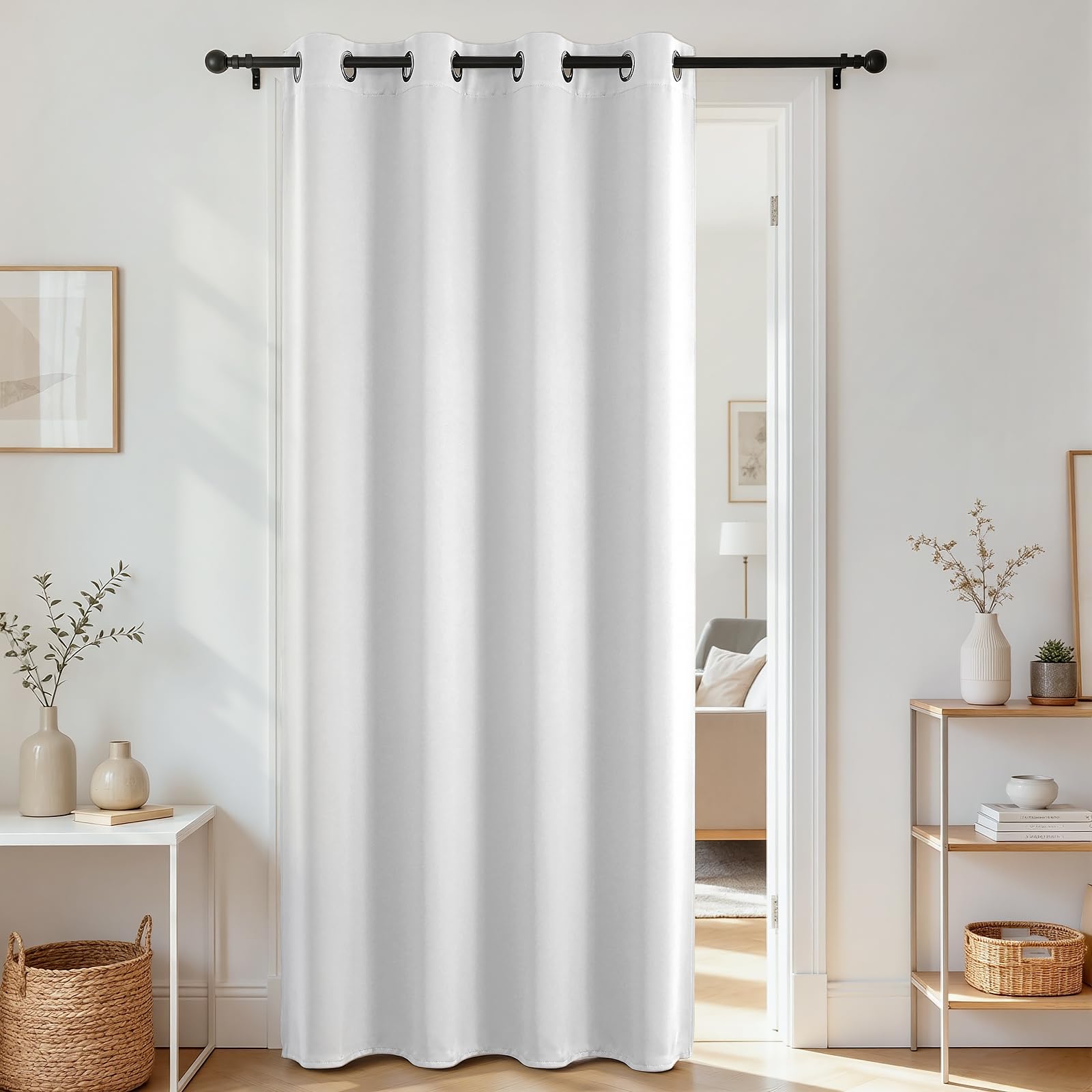 Joydeco Door Curtain Blackout Curtains for Doorway Privacy Closet Drapes