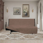 Easy-Going Reversible Couch Cover, Large Futon Sofa, Brown/Brown