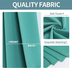 ChrisDowa Blackout Curtains for Bedroom and Living Room 45 Inches Long