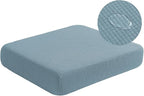 Water Repellent Sofa Seat Slipcovers Stretch Cushion Covers, Seaters Replacement for Furniture Protector, Soft Flexibility with Elastic Bottom (Large, Dusty Blue)